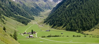 Luftaufnahme vom Alpengasthof Kasern
