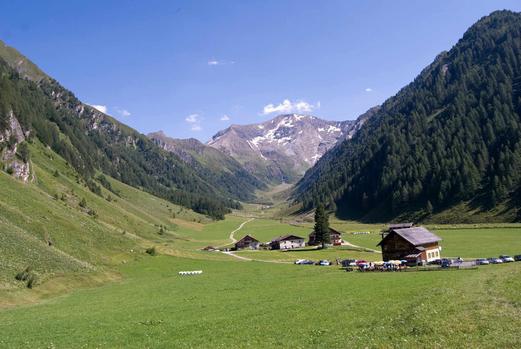 Panorama vom Alpengasthof Kasern